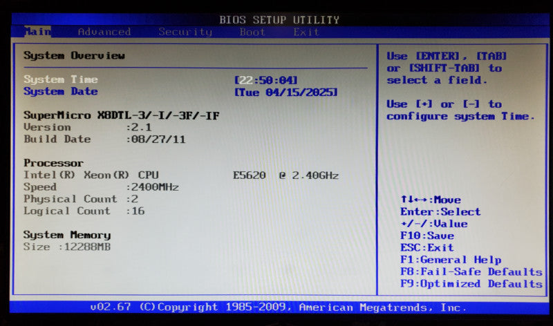 Supermicro 1U Server X8DTL-3 2x Intel Xeon E5620 10GB RAM7.88