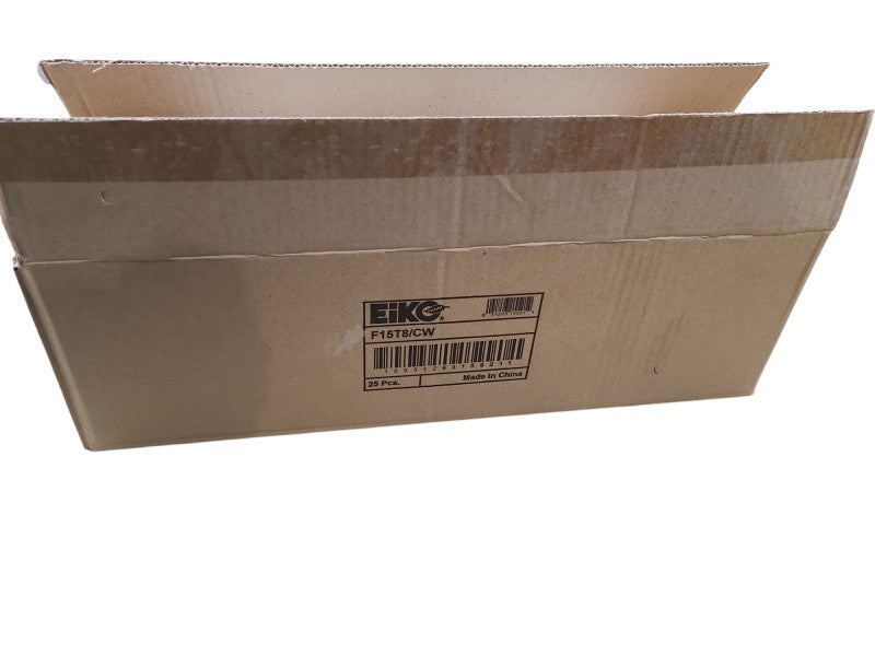 25x EIKO F15T8/CW 15W Daylight Bi-Pin T8 Fluorescent Lamp Light Bulb