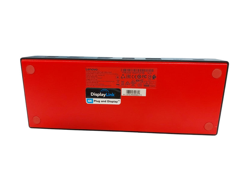 Lenovo ThinkPad Hybrid USB-C With USB-A Dock DUD9011D1 W/Power Adapter Q