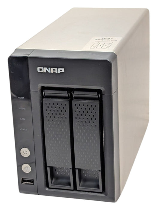 QNAP TS -221 2 Bay NAS with 2x 2TB HDDs  -