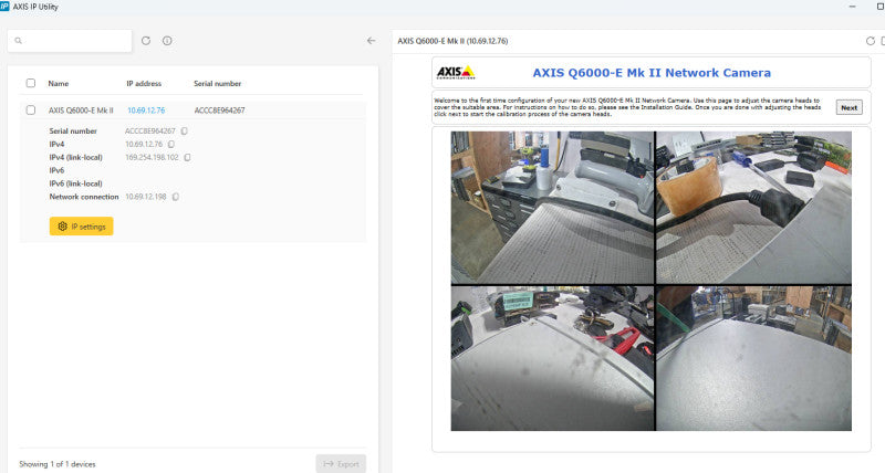 AXIS Q6000-E MKII Network Surveillance 360/Quad Camera, READ _