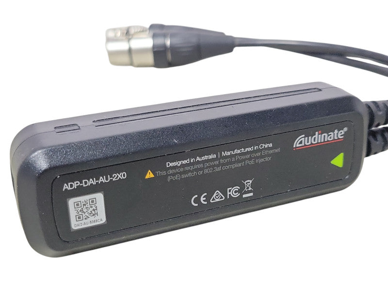 Audinate Dante AVIO 2-Channel Analog Input Adapter for Dante Audio Network _