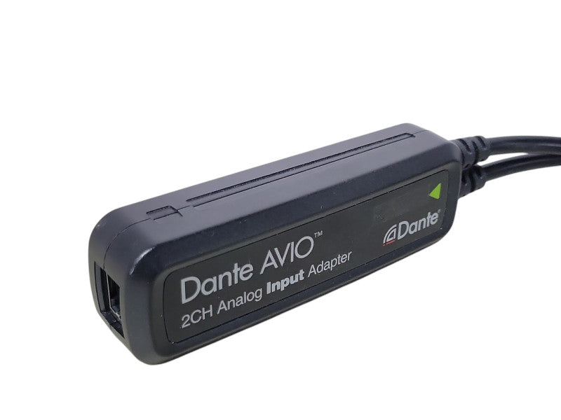Audinate Dante AVIO 2-Channel Analog Input Adapter for Dante Audio Network _