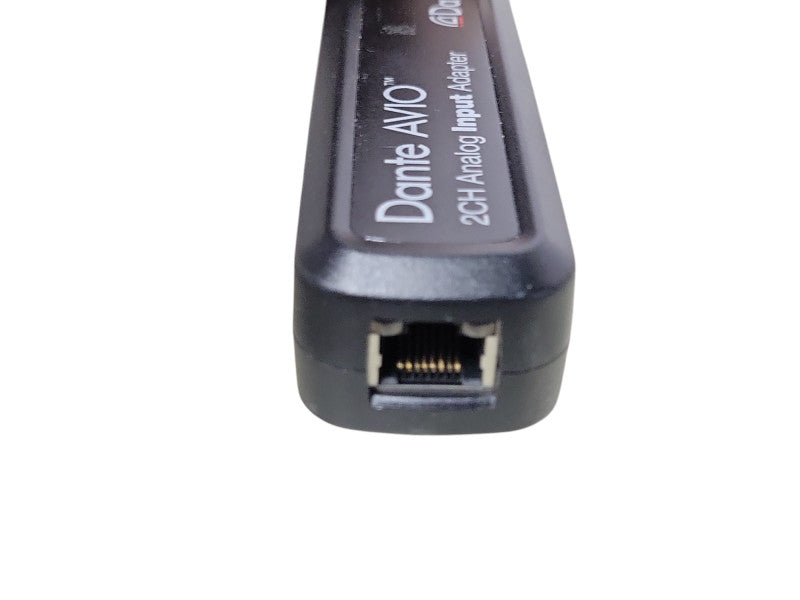 Audinate Dante AVIO 2-Channel Analog Input Adapter for Dante Audio Network _