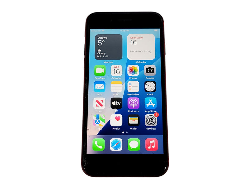 Apple iPhone SE 2 - 64GB - Red [A2275 | Read] (