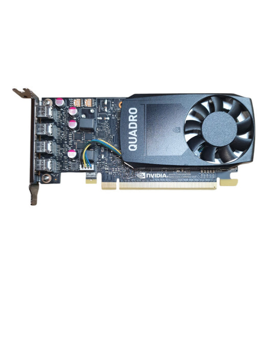 NVIDIA Quadro P1000 4GB Graphics Card 4x mini DisplayPort, LP Bracket