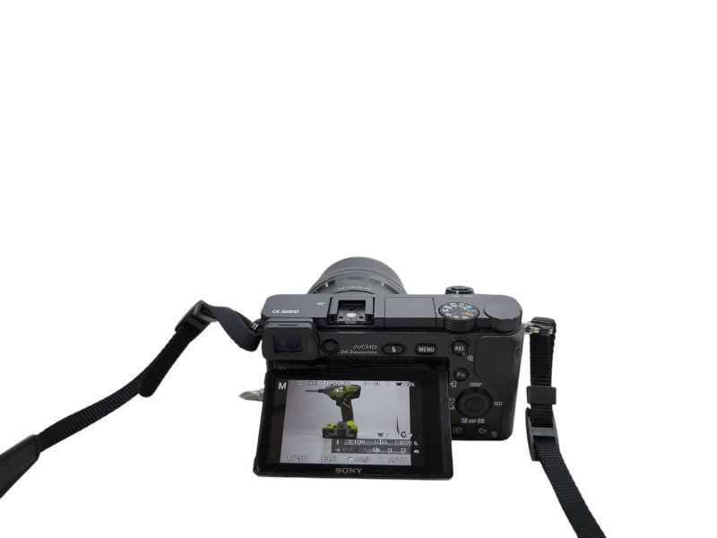 Sony A6000 (ILCE6000) 24.3MP Mirrorless APSC DSLR + 3.5-5.6/16-50mm Lens %