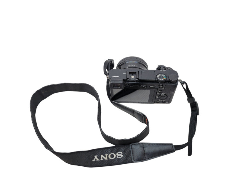Sony A6000 (ILCE6000) 24.3MP Mirrorless APSC DSLR + 3.5-5.6/16-50mm Lens %