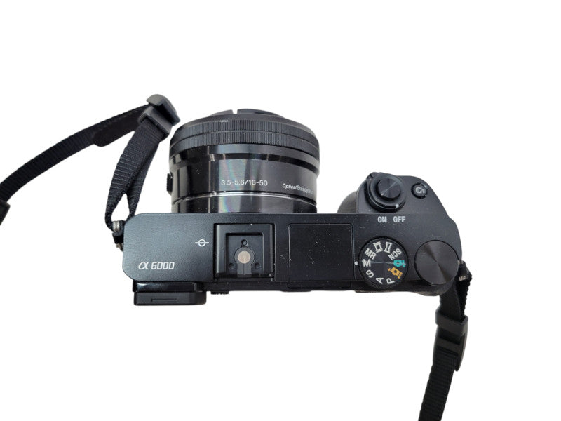 Sony A6000 (ILCE6000) 24.3MP Mirrorless APSC DSLR + 3.5-5.6/16-50mm Lens %