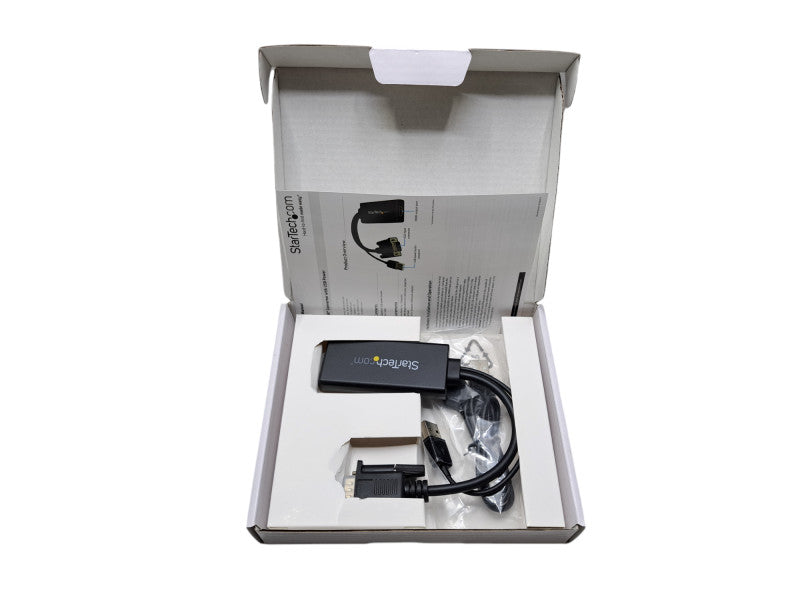 StarTech VGA2HDU VGA to HDMI Converter with USB Power | NEW OPEN BOX Q