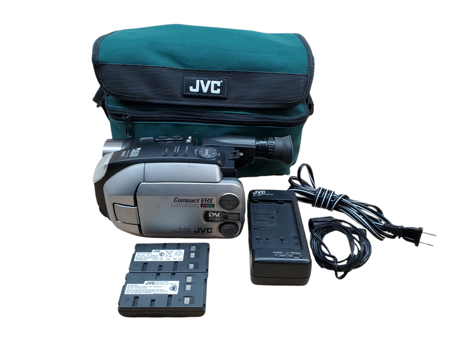 JVC GR-AXM700U Compact VHS-C Camcorder | w/ Batteries