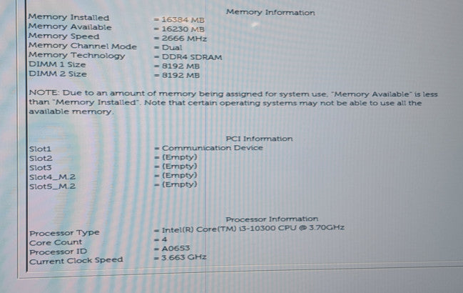 Dell OptiPlex 3090 SFF | i3-10300 | 16GB RAM |No HD| No OS| SEE