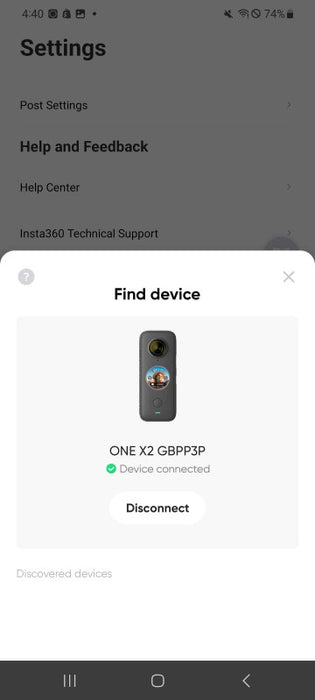 Insta360 CINOSXX/A ONE X2 360 Degree Digital Pocket Camera, No SD Card _