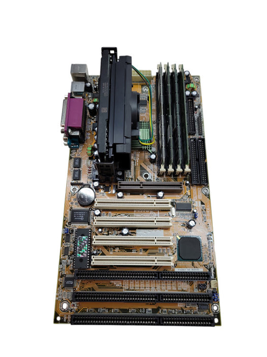 Intel Pentium III-MMX @ 450MHz Tekram P6B40-A4X 512MB RAM  %