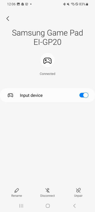 Samsung Game Pad EI-GP20 Android Smartphone Controller, READ Q_