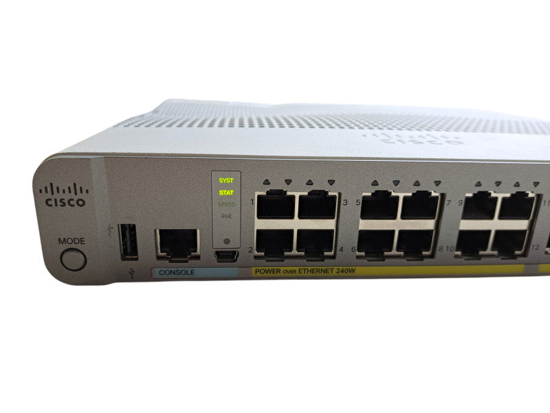 Cisco WS-C3560CX-12PC-S V03 | 12-Port Gigabit PoE+ 240W Silent Switch *READ