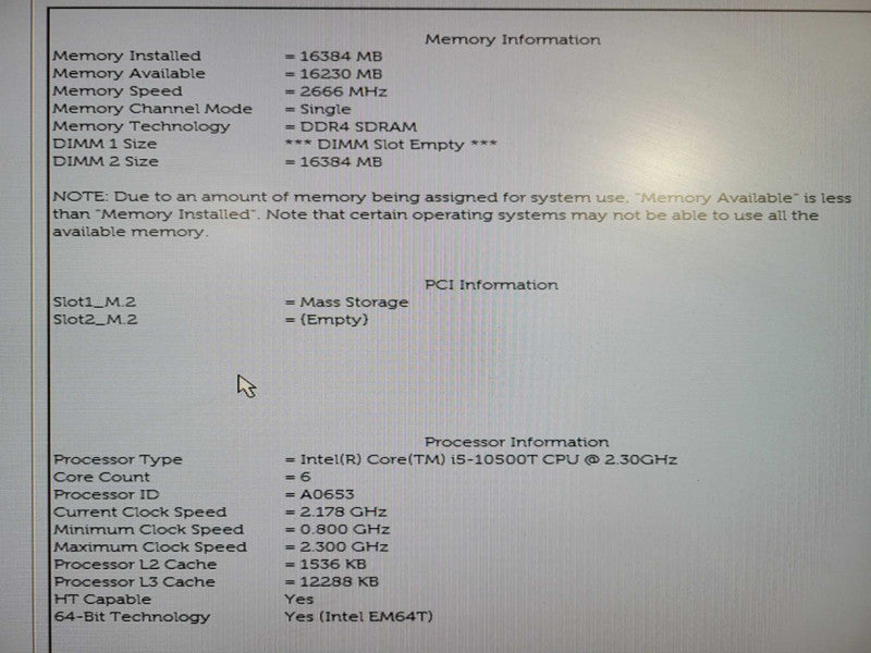DELL OptiPlex 3090 Micro USSF Intel Core i5-10500T 16GB RAM 1TB NVMe !