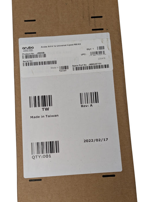 ARUBA X414 1U Universal 4-post RM kit NEW J9583B J9583-61101 Q-