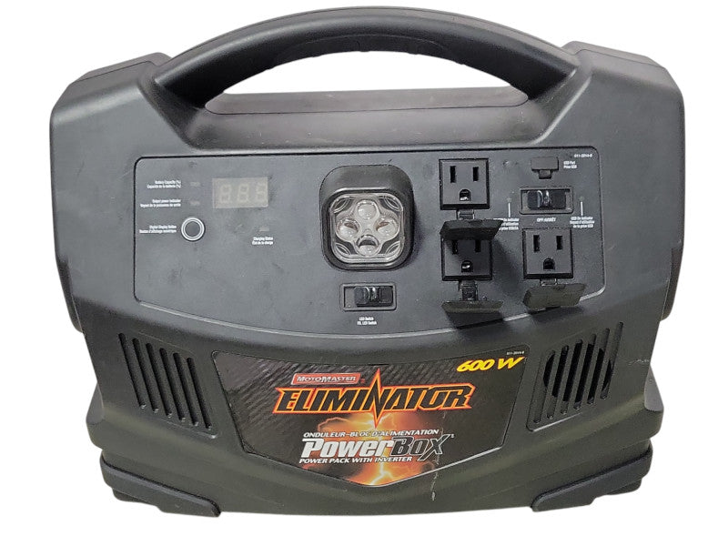 Motomaster Eliminator 600W Power pack with inverter, READ _