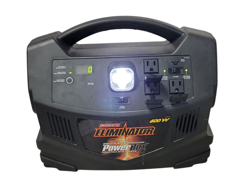 Motomaster Eliminator 600W Power pack with inverter, READ _