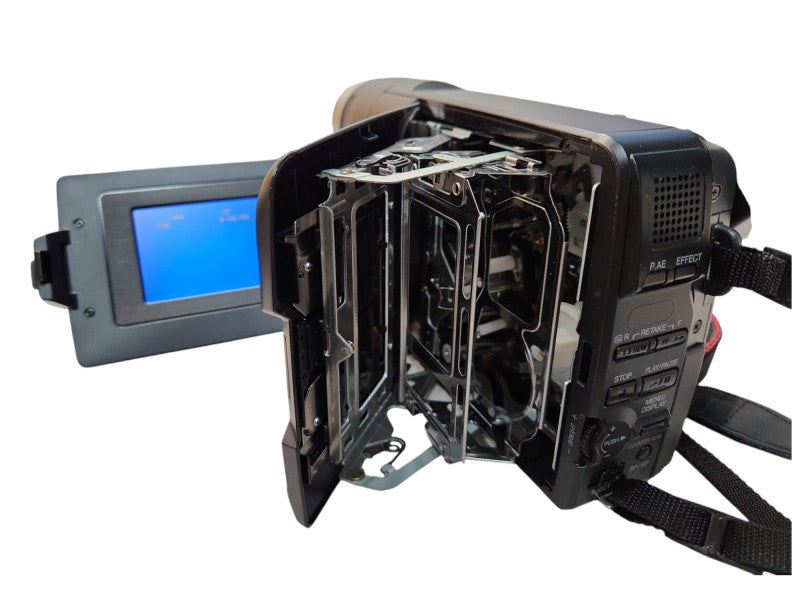 JVC GR-AXM225 VHS-C 300x Digital Zoom Analog Camcorder w/ Battery & Charger