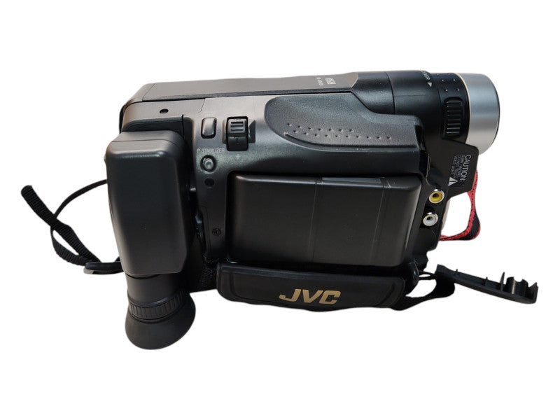 JVC GR-AXM225 VHS-C 300x Digital Zoom Analog Camcorder w/ Battery & Charger