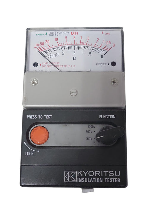 Kyoritsu Model 3111V 1000V Insulation & resistance tester, READ _