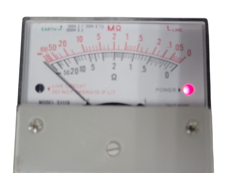 Kyoritsu Model 3111V 1000V Insulation & resistance tester, READ _