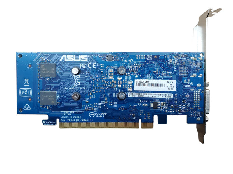 ASUS Nvidia GeForce GT 1030 2GB GDDR5 GPU 1xHDMI 1xDVI