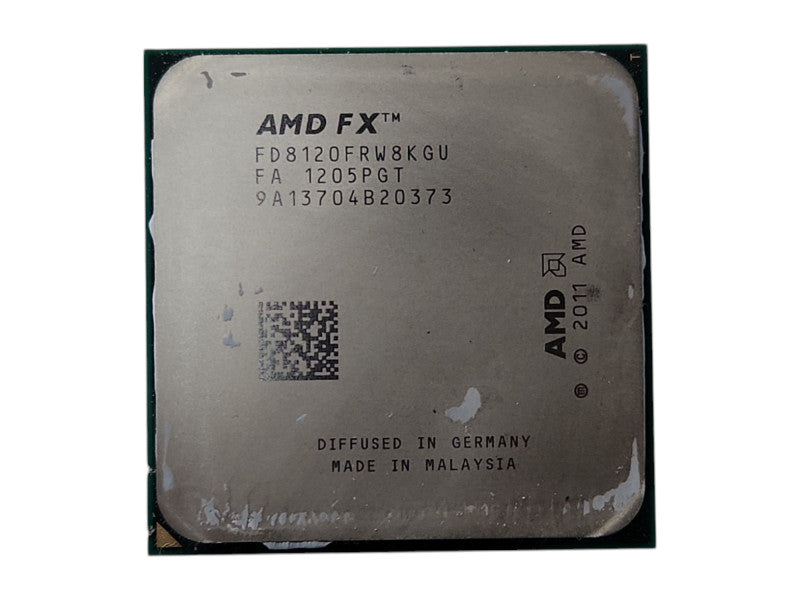 AMD FX-8120 CPU FD8120FRW8KGU Octa-Core 3.1GHz 125W Socket AM3+ Processor