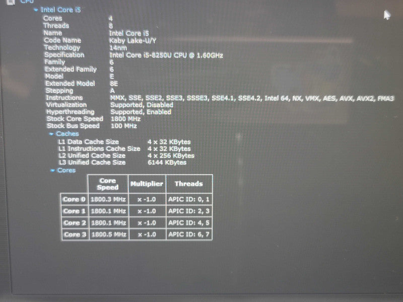 HP Envy 13-ah0002ca i5-8250U 8GB RAM 256GB SSD  β BudLap