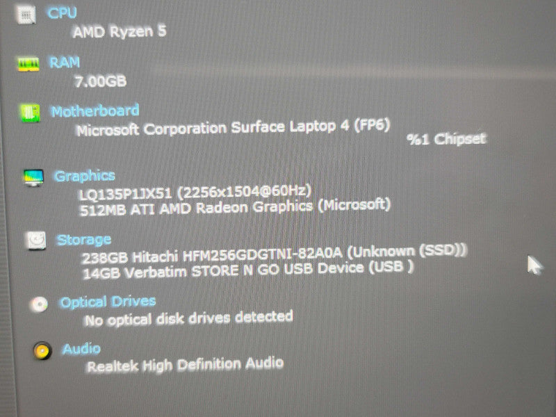 Microsoft Surface Laptop 4 Ryzen 5 MSE 8GB RAM 256GB SSD JPN KeyBoard  β Lap200
