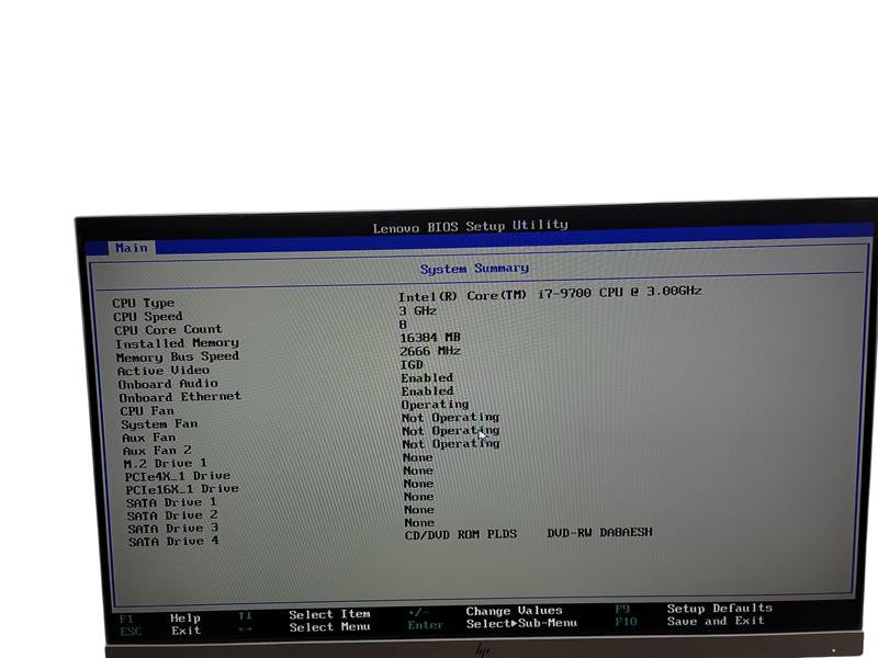 Lenovo ThinkStation P330 SFF  i7 -9700 @ 3.00GHz 16GB DDR4 Ram Qθ