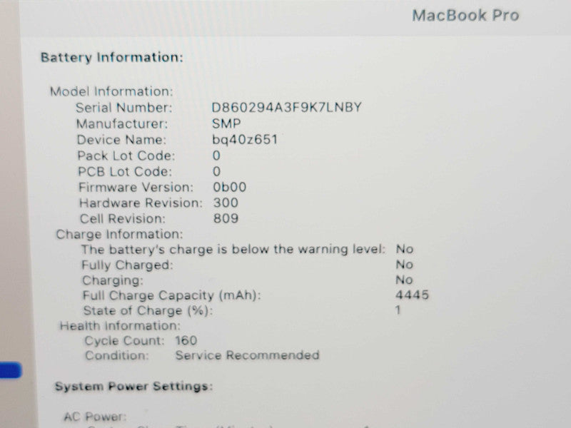 Apple Macbook Pro 2019 16" 6-Core i7-9750H @ 2.6GHz 16GB DDR4 500GB SSD GPU (