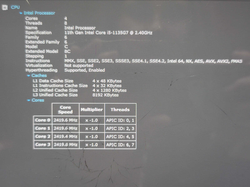 Microsoft Surface Pro 7+ 1961 i5-1135G7 16GB RAM 256GB SSD FOR PARTS/REPAIR β BudLap