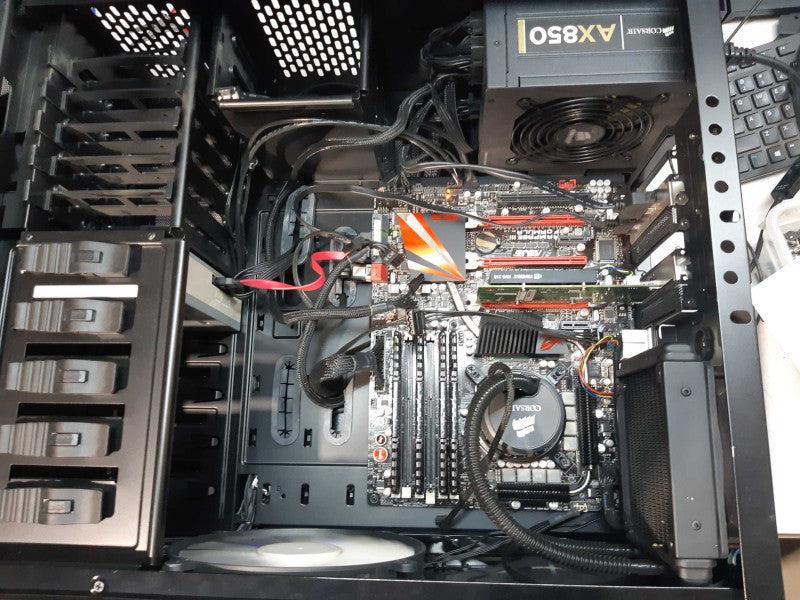 Custom Gaming PC rampage iii formula i7-975 3.33 GHz 32 GB DDR3 No HDD
