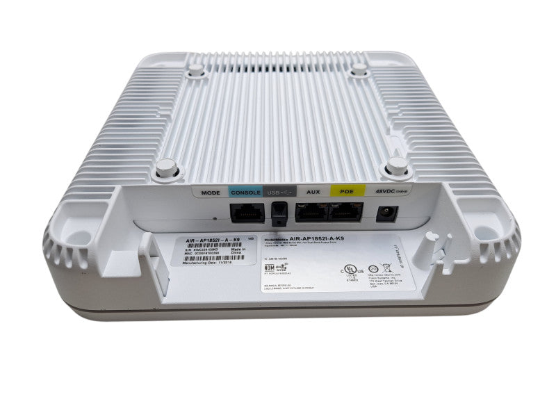 Cisco AIR-AP1852I-A-K9 | Dual Band AC Wireless Access Point | Factory Reset