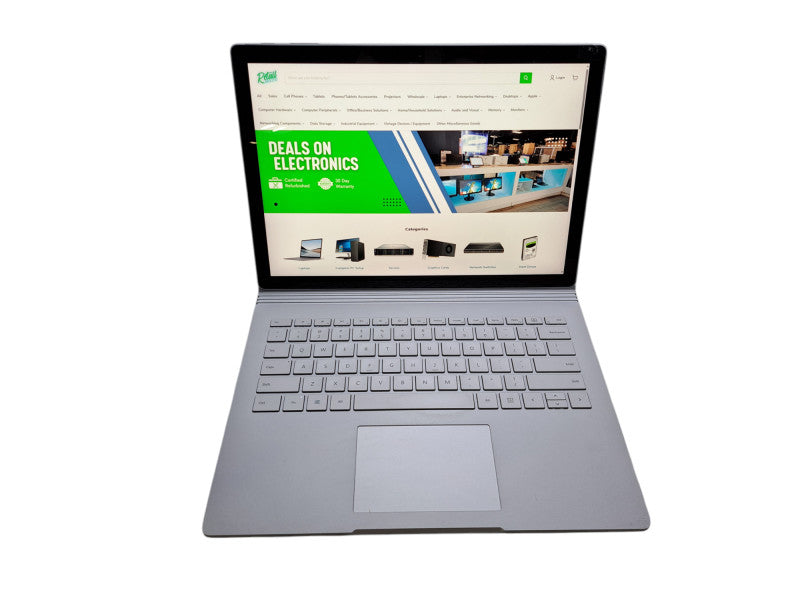 Microsoft Surface Book 2 | Core i5-8350U @1.90GHz, 8GB RAM, 256GB NVMe READ  Lap200