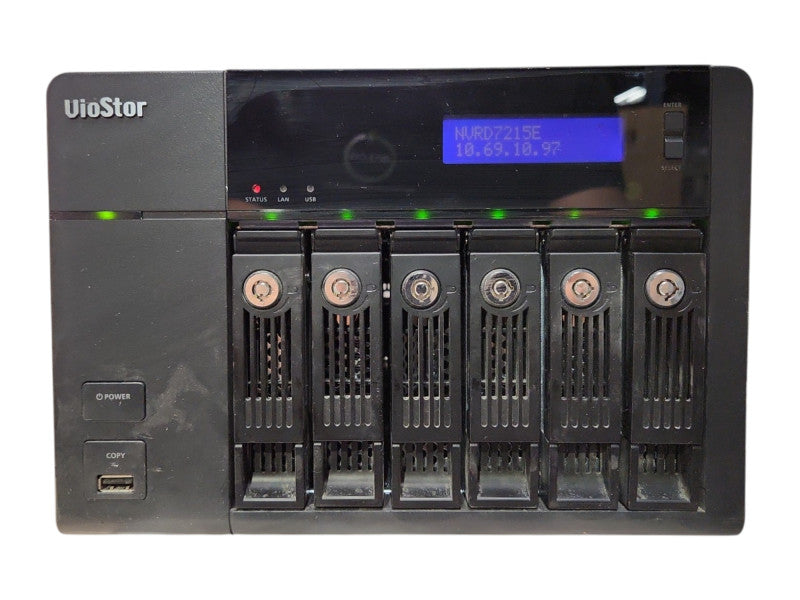 Qnap VS-6120 Pro+ 6-Bays NAS, 4x3TB & 2x 4TB HDDs
