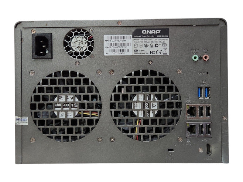 Qnap VS-6120 Pro+ 6-Bays NAS, 4x3TB & 2x 4TB HDDs