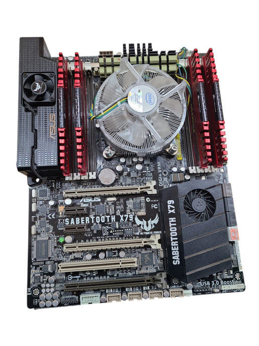 ASUS SABERTOOTH X79 Motherboard with Core i7-4820k @ 3.7GHz and 16GB DDR3