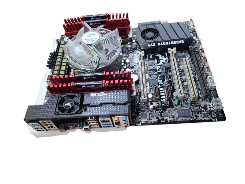 ASUS SABERTOOTH X79 Motherboard with Core i7-4820k @ 3.7GHz and 16GB DDR3