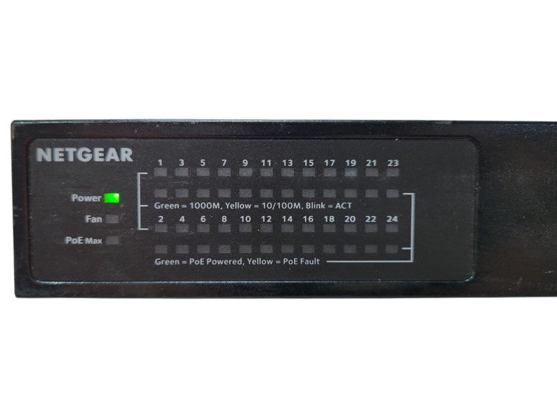 NETGEAR GS324PP 24-Port Gigabit Ethernet Unmanaged PoE+ Switch