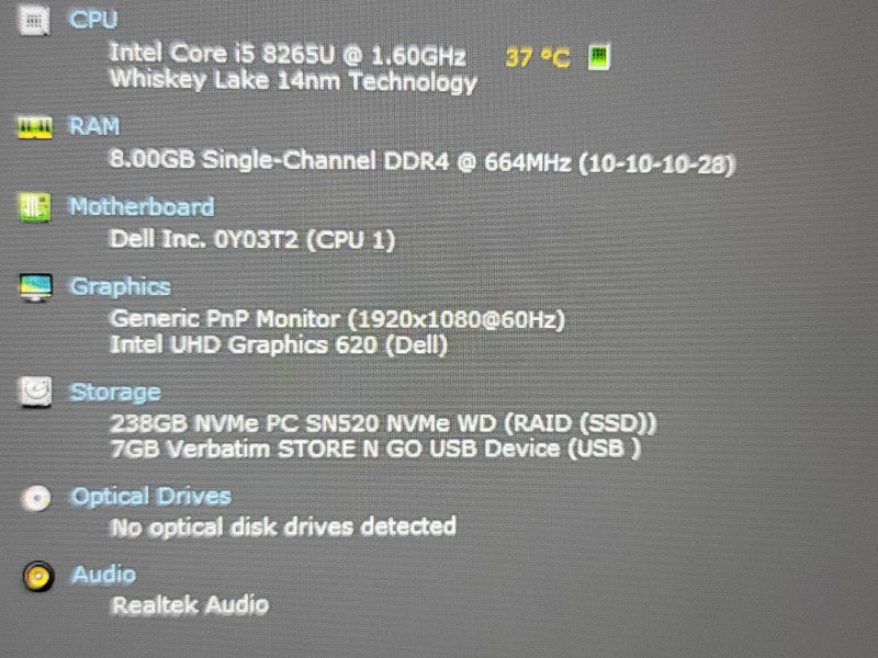 Dell Latitude 3400 i5-8265U 16GB DDR4 256GB SSD  β BudLap