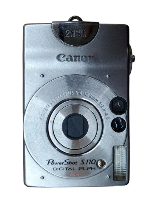 Canon PowerShot S110 Digital Elph 2.1MP Digital Camera *READ*
