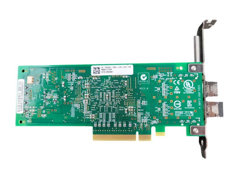 Dell Dual-Port 8GbE SFP PCIe Host Bus Adapter Dell P/N: 0RW9K !