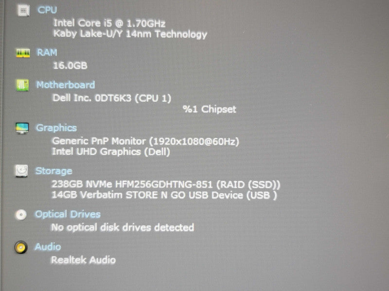 Dell Latitude 3410 i5-10310U 16GB DDR4 256GB SSD  β Lap200
