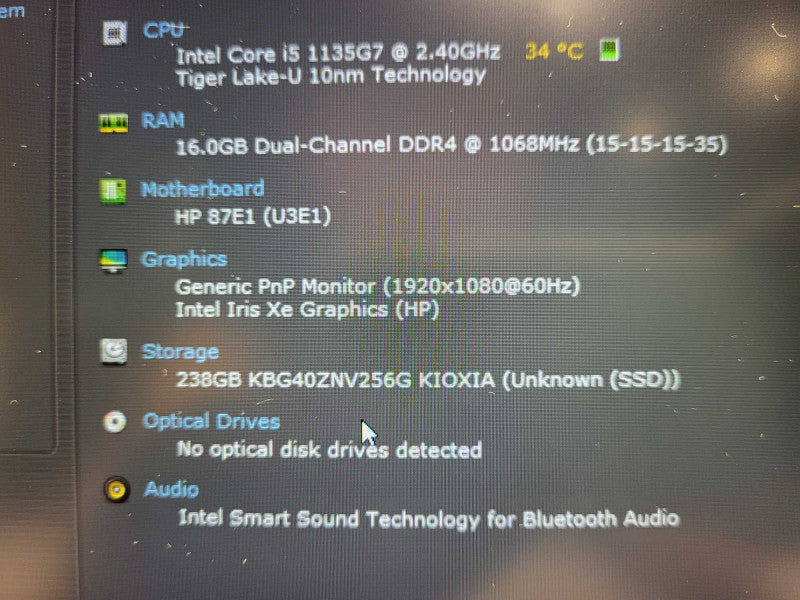 HP ProBook 450 G8 NoteBook | Core i5-1135G7 @2.40GHz, 16GB DDR4, 256GB SSD $ Lap200