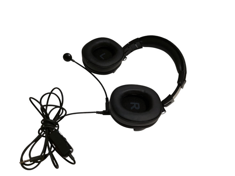 BopMen Y71 Overear Wired Headset with Mic Black  =