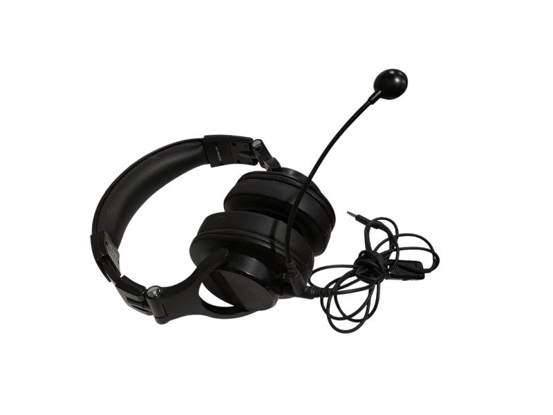 BopMen Y71 Overear Wired Headset with Mic Black  =